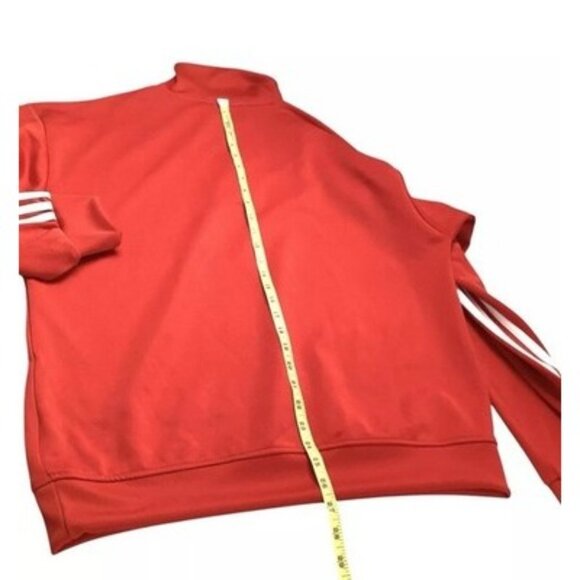 adidas Men's Adicolor Funnel Neck Track Top Better Scarlet Jacket Size Medium - Picture 5 of 5